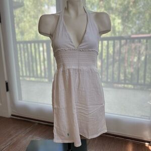 Ralph Lauren White Halter Swim Coverup